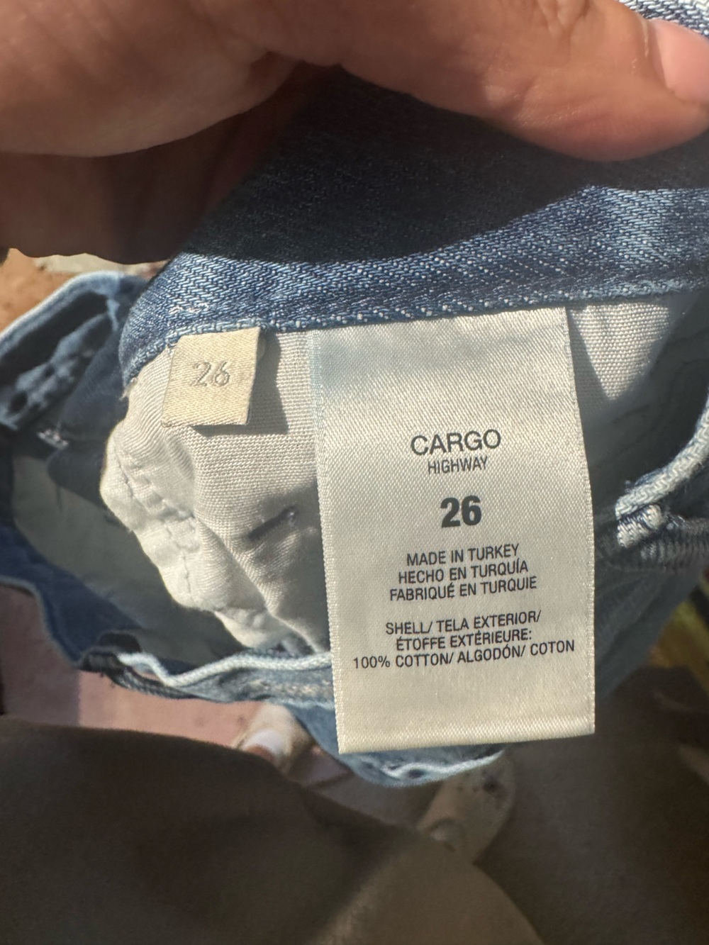Favorite Daughter The Carly Cargo Jeans in Highway Size 26 - Picture 12 of 16